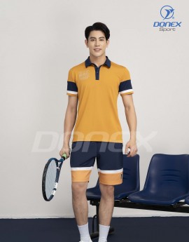 Quần thể thao nam MSC-2026 Navy phối Cam đất